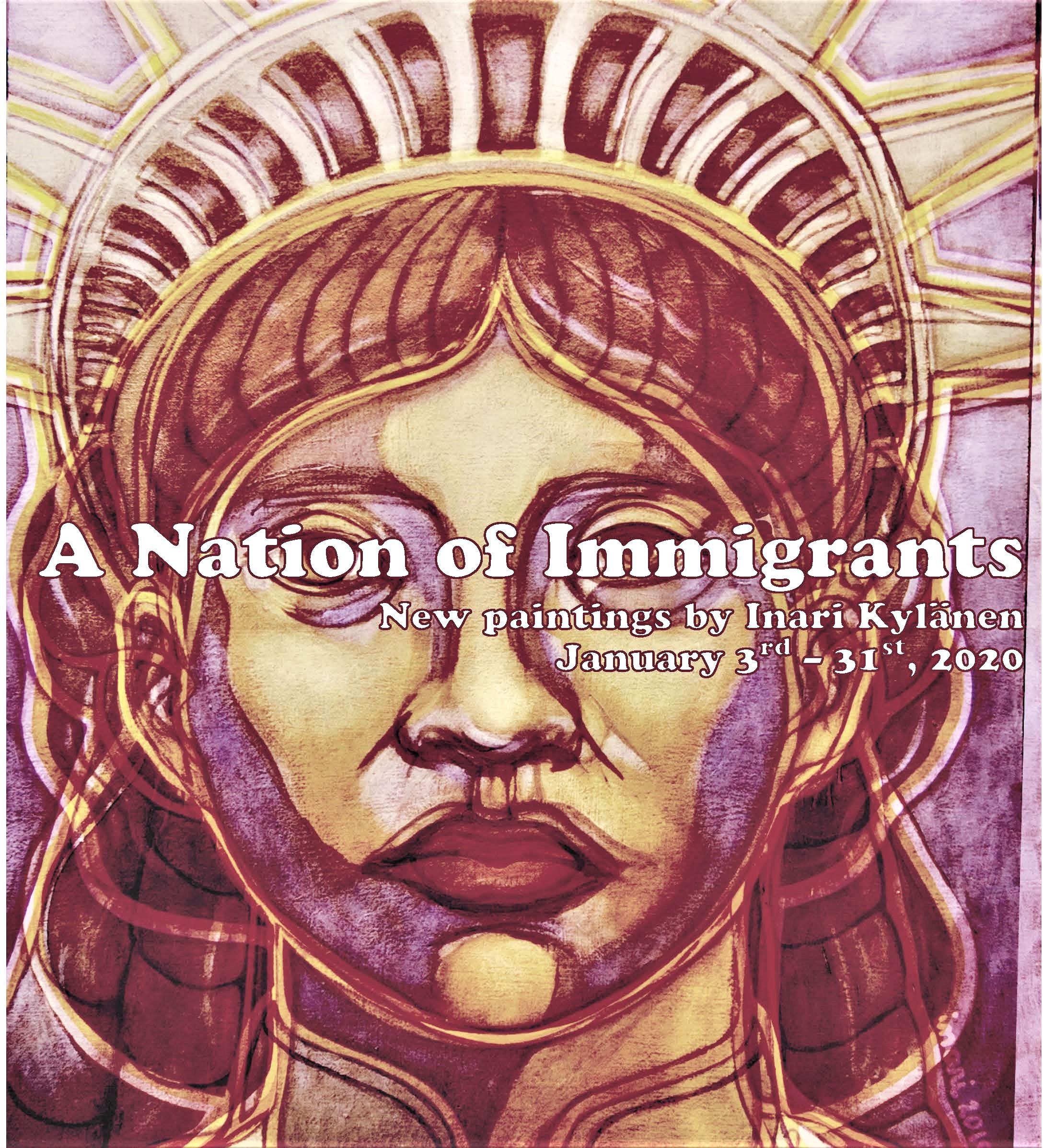A Nation of Immigrants, by Inari Kylänen, January 3 through 31