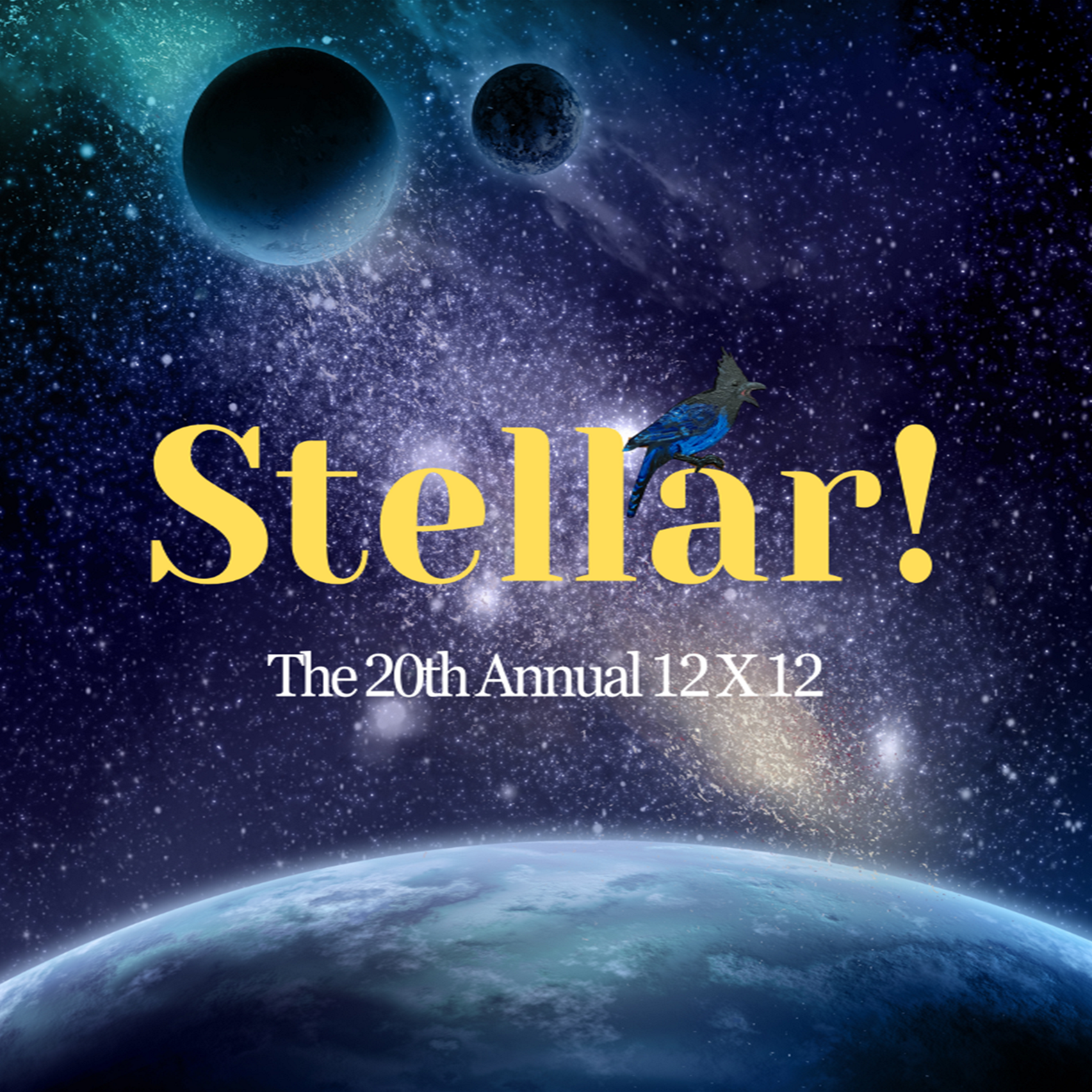 Stellar! The 20th Annual 12x12 Community Art Exhibition March 1st-April 20th