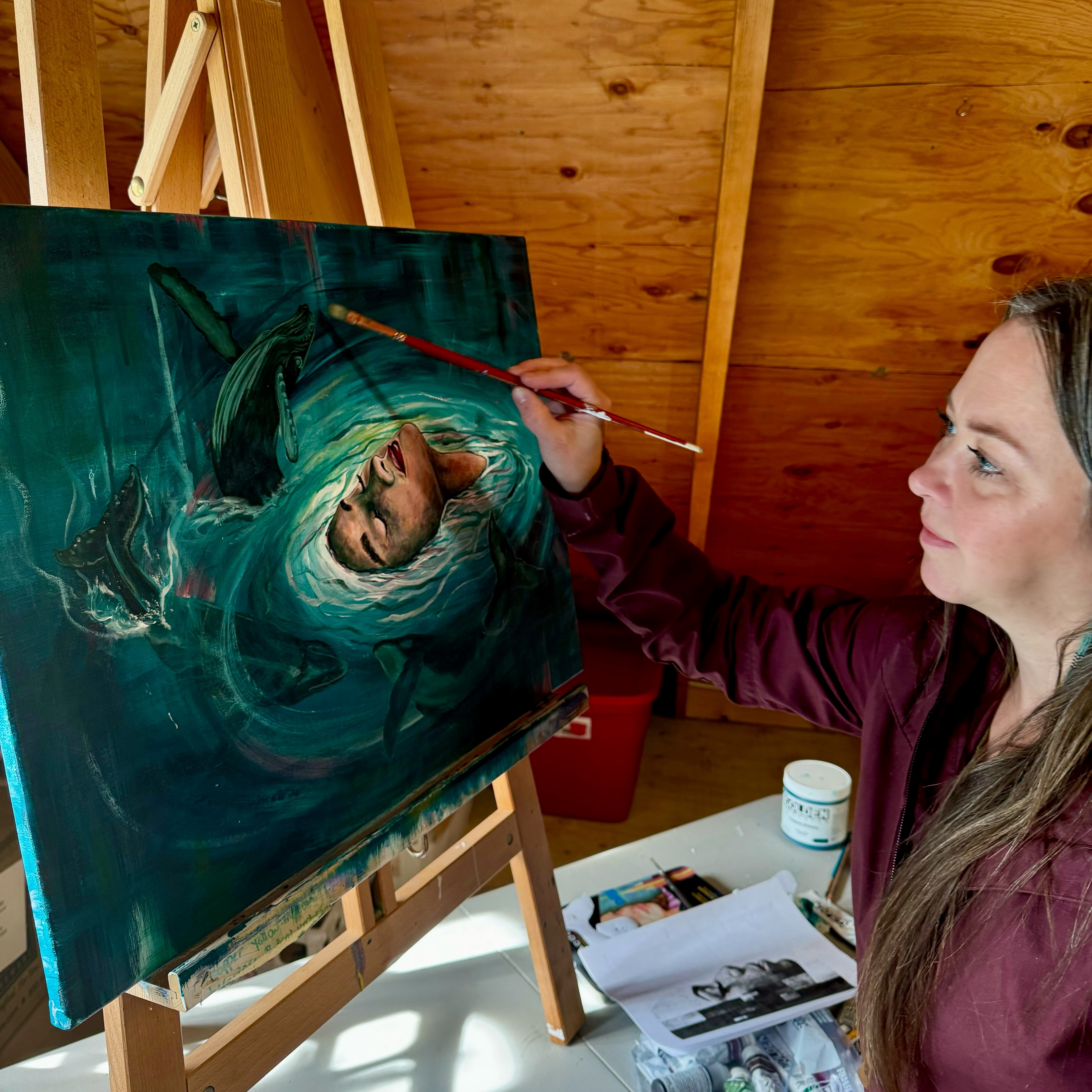 Artist Talk with Jacqueline Tingey and Jessalyn Ward February 8th from 10—11:30 am