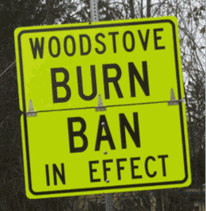 Photo of Burn Ban Sign