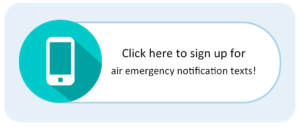 Air emergency notification button