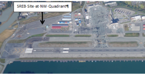 JNU Airport (partial) aerial site photo. 