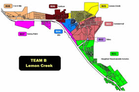 Lemon Creek Area Map