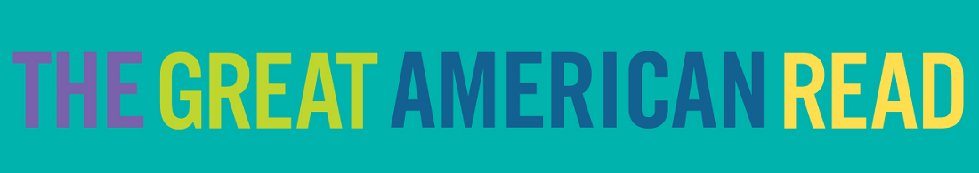 The Great American Read text on teal background
