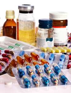 Photo of various prescription drugs