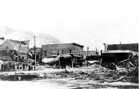 Douglas after the fire, March 9, 1911. Alaska State Library Core File (Douglas--Fires--1) PCA 01-959