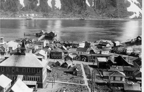 Douglas Street View Alaska State Library, Core file (Douglas--Views--Streets--7) PCA 01-2416