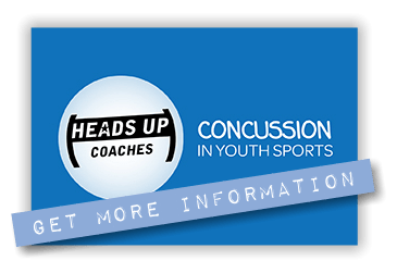 Heads Up Concussion Information Logo. This is linked to an informational site on identifying concussions in children.