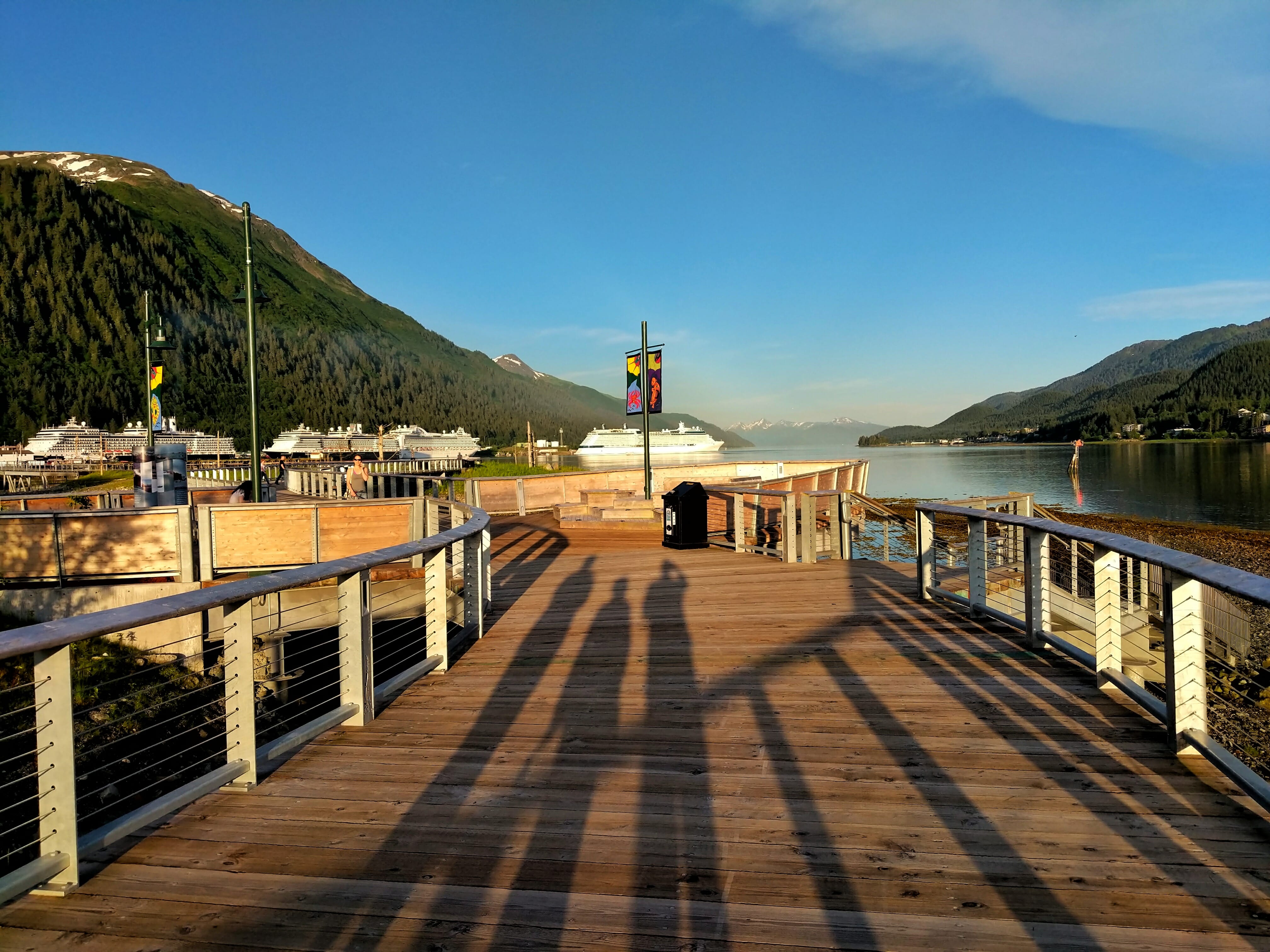 View of Gastineau Channel from the Sea Walk