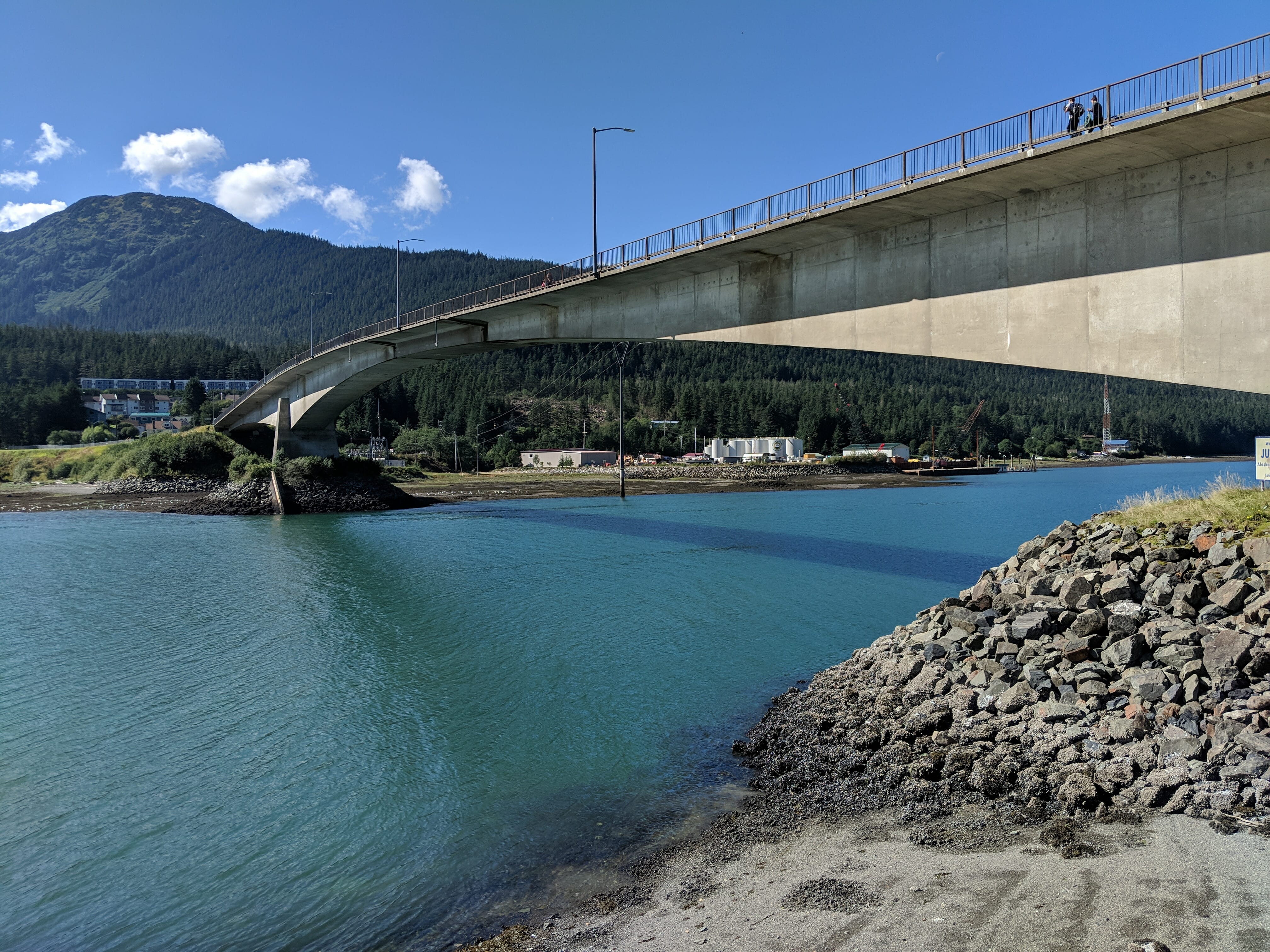 Juneau-Douglas Bridge as seen from Overstreet Park