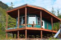 This is a picture of the Hilda Dam Cabin at Eaglecrest.