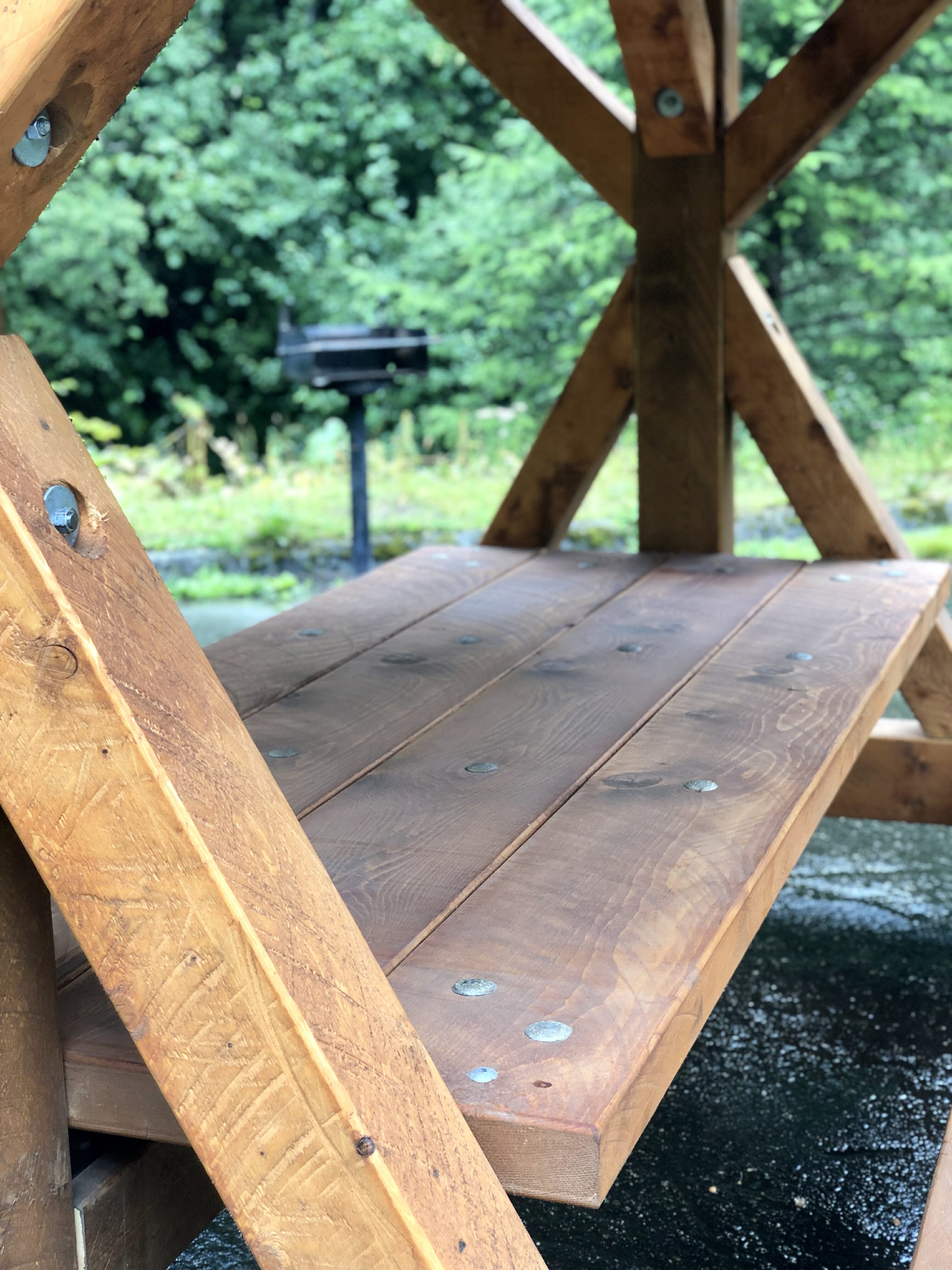 Cope Park Covered Picnic Table Detail