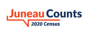 Juneau Counts Logo - Linked to information concerning the 2020 Census here in Juneau.