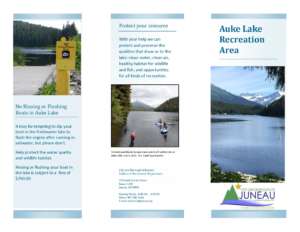 Click the image to view the Auke Lake Recreation Area brochure.