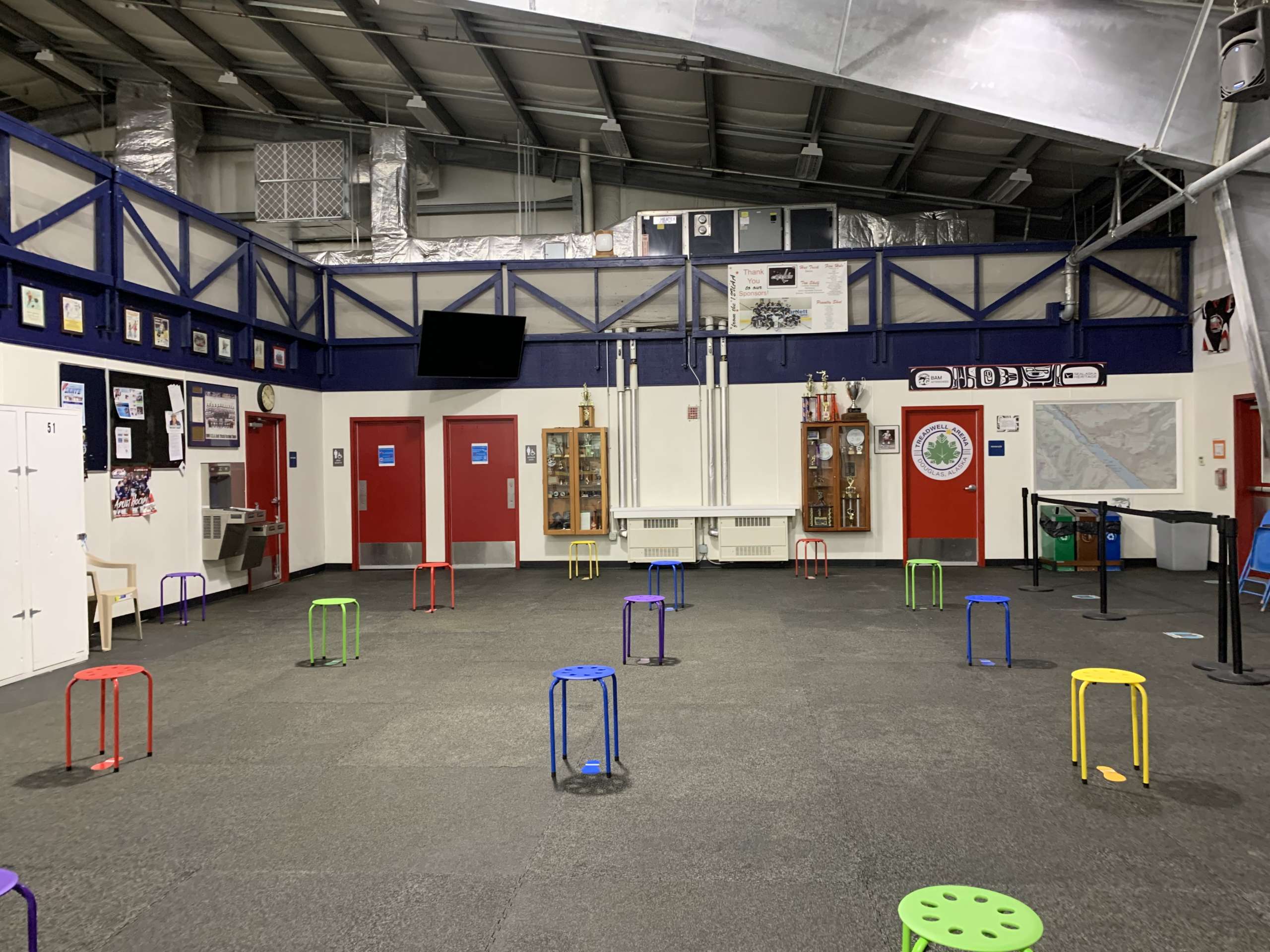 Treadwell Arena lobby 2020