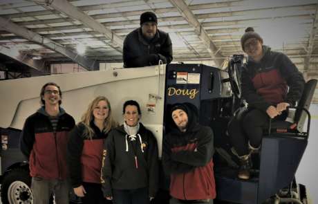 Treadwell Staff posing with the new zam named Doug