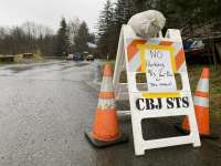 Image of street closure sign