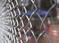 A photo of a chain-link fence