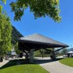 Photo of outdoor shelter in Marine Park on sunny day