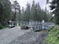 Photo of Montana Creek pedestrian bridge entrance