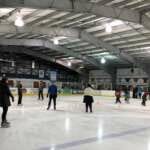 Photo of skaters on ice at Treadwell Arena
