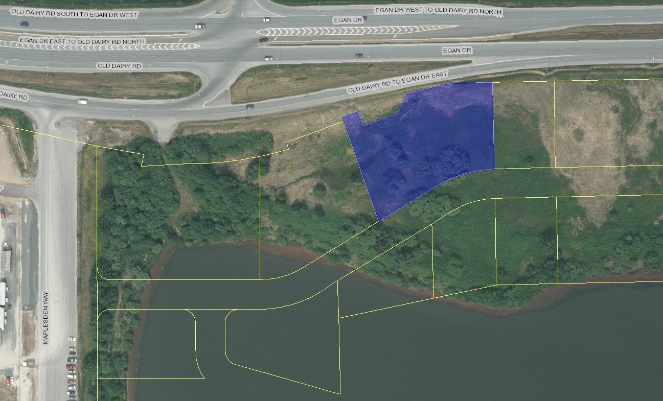 Honsinger Dive proposed development site.