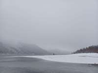 Photo of Sandy Beach covered in snow