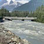 High waters on the Mendenhall River below Back Loop Bridge