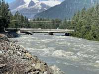 High waters on the Mendenhall River below Back Loop Bridge