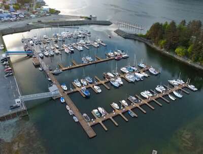 Douglas Harbor Aerial View Cropped