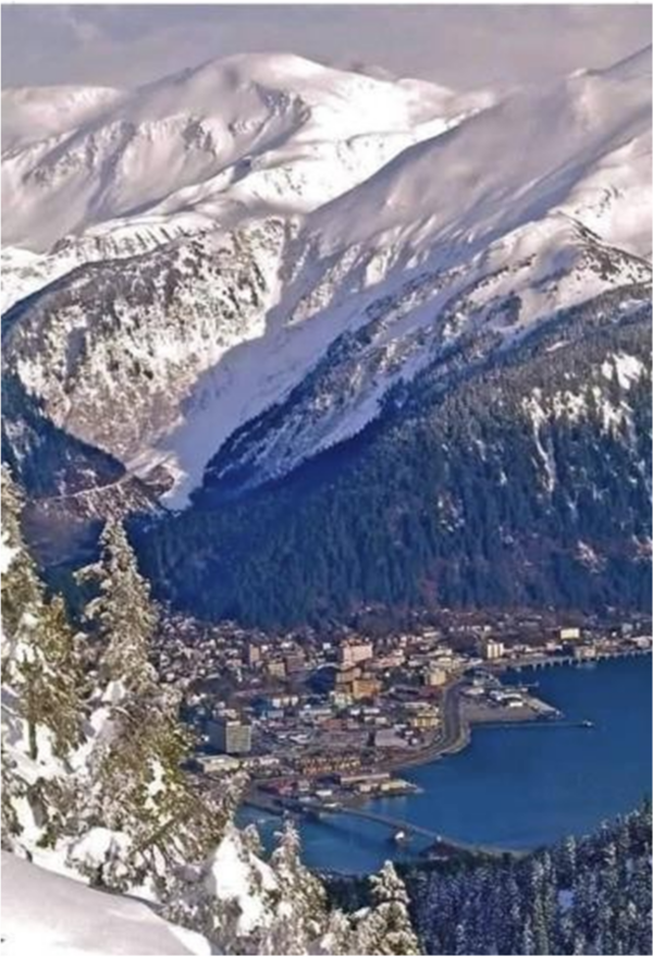 Aerial View of Downtown Juneau2