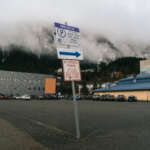 Corner view of the Whittier Street surface parking lot
