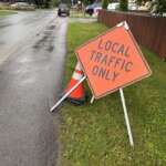 Local Traffic Only sign