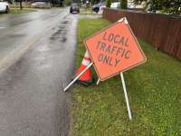 Local Traffic Only sign