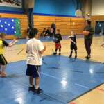 Youth Basketball Kids playing basketball