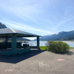 park shelter on sunny date