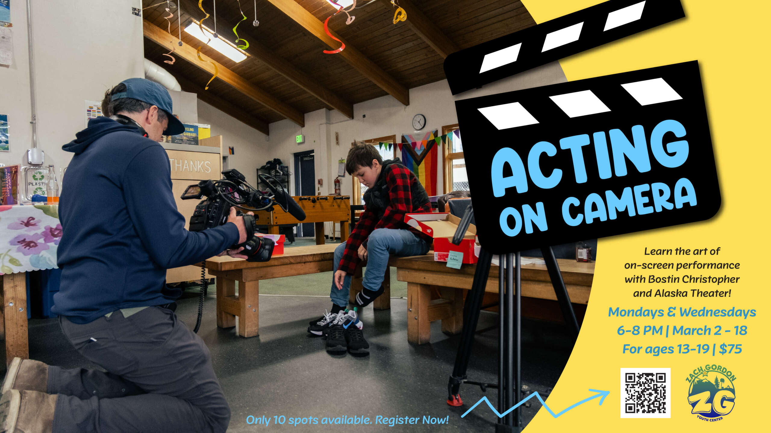Acting Class at ZGYC 6-8 p.m. Tuesdays and Thursdays beginning March 2. Six classes for $75 plus tax. Limited to 10 students ages 13-19 years old. Register at bit.ly/registerCBJparks