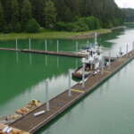 Taku Harbor in 2005, at the end of the Taku Harbor Mooring Float Rehabilitation project.