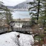 Homestead Park (3) Homestead Parkโs new non-slip elevated surface overlooks the Gastineau Channel and downtown Juneau.ย