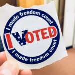 voted sticker "I Voted" sticker.