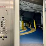5a88d78f-81a1-4d60-b157-7244c464c3b3 Inside of the new Dimond Park Field House elevator.