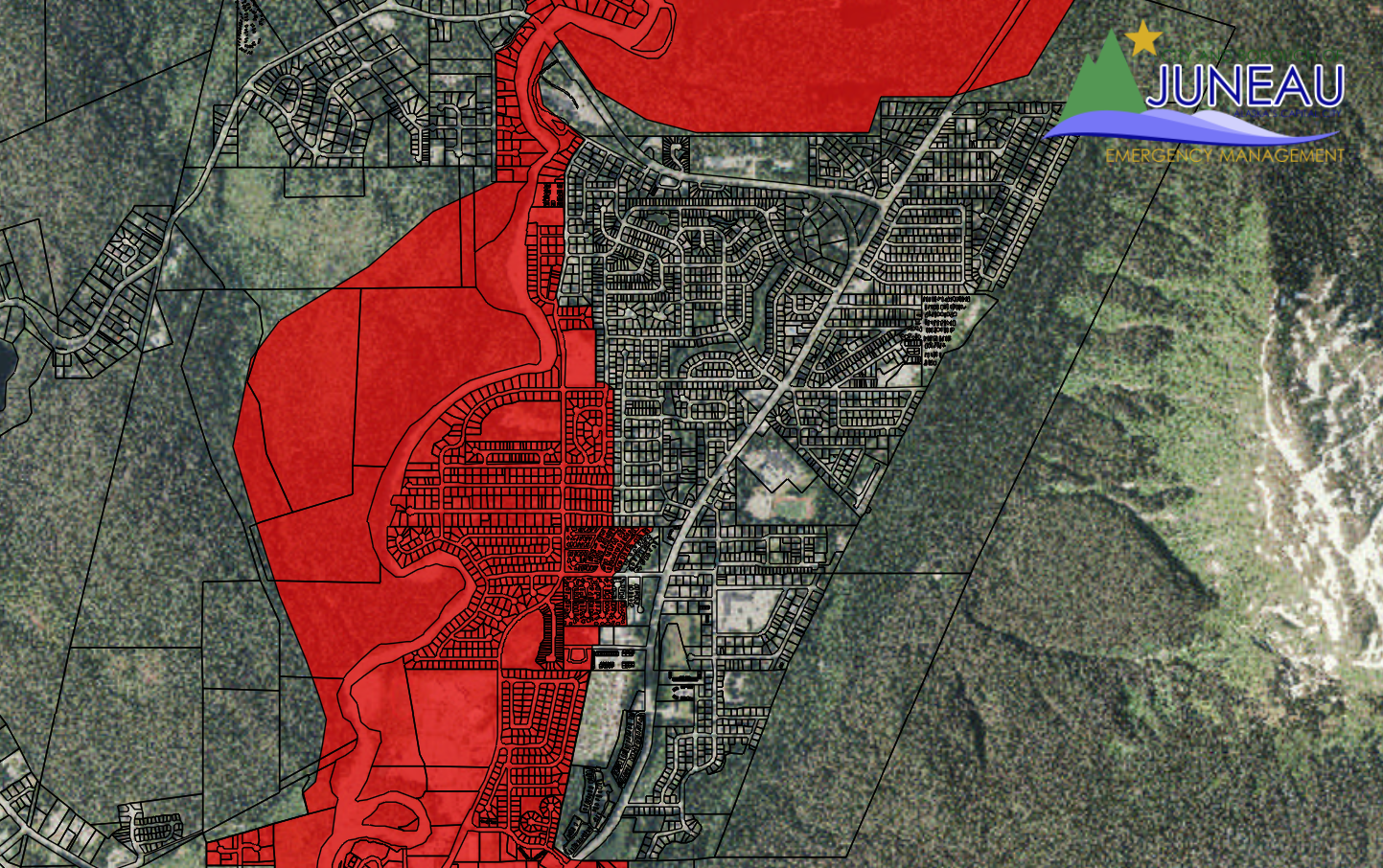 CBJ Evacuation Advisory Map
