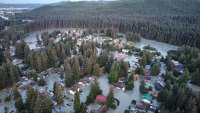 A Mendenhall Valley neighborhood impacted by the 2024 glacial lake outburst flood.