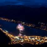 fireworks-from-above (1) Aerial view of fireworks above the Gastineau Channel.