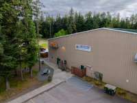 Dimond Park Field House exterior from above.